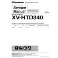 PIONEER XVHTD340 Service Manual cover photo