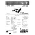 SONY SLF1E Service Manual cover photo