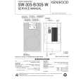 KENWOOD SW305W Service Manual cover photo