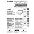 PIONEER CT-L7/ZVYXK Owner's Manual cover photo