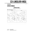 SONY CXLMS5 Service Manual cover photo
