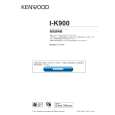 KENWOOD I-K900 Owner's Manual cover photo