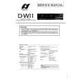 SANSUI D-W11 Service Manual cover photo