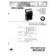 SONY WMF3030 Service Manual cover photo
