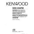 KENWOOD KDCC64FM Owner's Manual cover photo