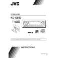 JVC KD-G502BEB Owner's Manual cover photo