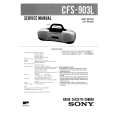 SONY CFS903L Service Manual cover photo
