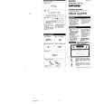SONY ICF-C242 Owner's Manual cover photo