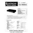HITACHI HCA7500MKII Service Manual cover photo