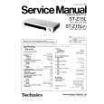 TECHNICS STZ15L/K Service Manual cover photo
