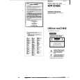 SONY ICF-C420 Owner's Manual cover photo