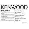 KENWOOD KFC-T205ie Owner's Manual cover photo