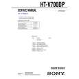 SONY HTV700DP Service Manual cover photo