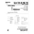 SONY SLV725 Service Manual cover photo