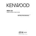 KENWOOD MDX-G3 Owner's Manual cover photo