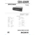 SONY CDX4260R Service Manual cover photo