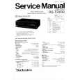 TECHNICS RSTR232 Service Manual cover photo