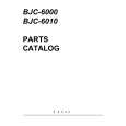 CANON BJC-6010 Parts Catalog cover photo