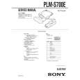 SONY PLMS700E Service Manual cover photo