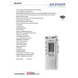 SONY ICDST25VTP Owner's Manual cover photo