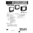 SONY KV2220 Service Manual cover photo