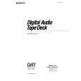 SONY DTC-700 Owner's Manual cover photo
