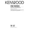 KENWOOD HM-582 Owner's Manual cover photo