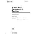 SONY CMT-EP50 Owner's Manual cover photo