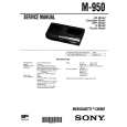 SONY M950 Service Manual cover photo