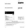 SANYO VHR768E Service Manual cover photo