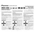 PIONEER BDC-202 Owner's Manual cover photo