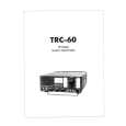 KENWOOD TRC-60 Service Manual cover photo
