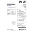 SONY DAVLF1 Service Manual cover photo