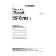 PIONEER CSG703XE Service Manual cover photo