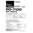 PIONEER PD-7100 Service Manual cover photo