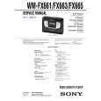 SONY WMFX661 Service Manual cover photo