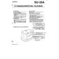SONY SU35A Owner's Manual cover photo