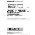 PIONEER AVIC-F7010BT/XS/UC Service Manual cover photo