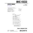 SONY MHCVX333 Service Manual cover photo
