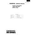 ONKYO TX822 Service Manual cover photo