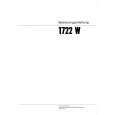 AKAI 1722W Owner's Manual cover photo