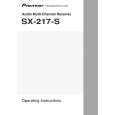 PIONEER SX-217-S/SFLXJ Owner's Manual cover photo