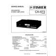 FISHER CA873 Service Manual cover photo