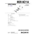 SONY MDRNC11A Service Manual cover photo