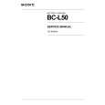 SONY BCL50 Service Manual cover photo
