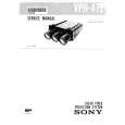 SONY VPH-472 Service Manual cover photo