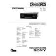 SONY XR-6450RDS Service Manual cover photo
