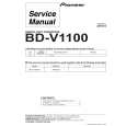 PIONEER BD-V1100/KUXJ Service Manual cover photo