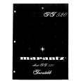 MARANTZ TT520 Service Manual cover photo