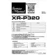 PIONEER XRP320 Service Manual cover photo